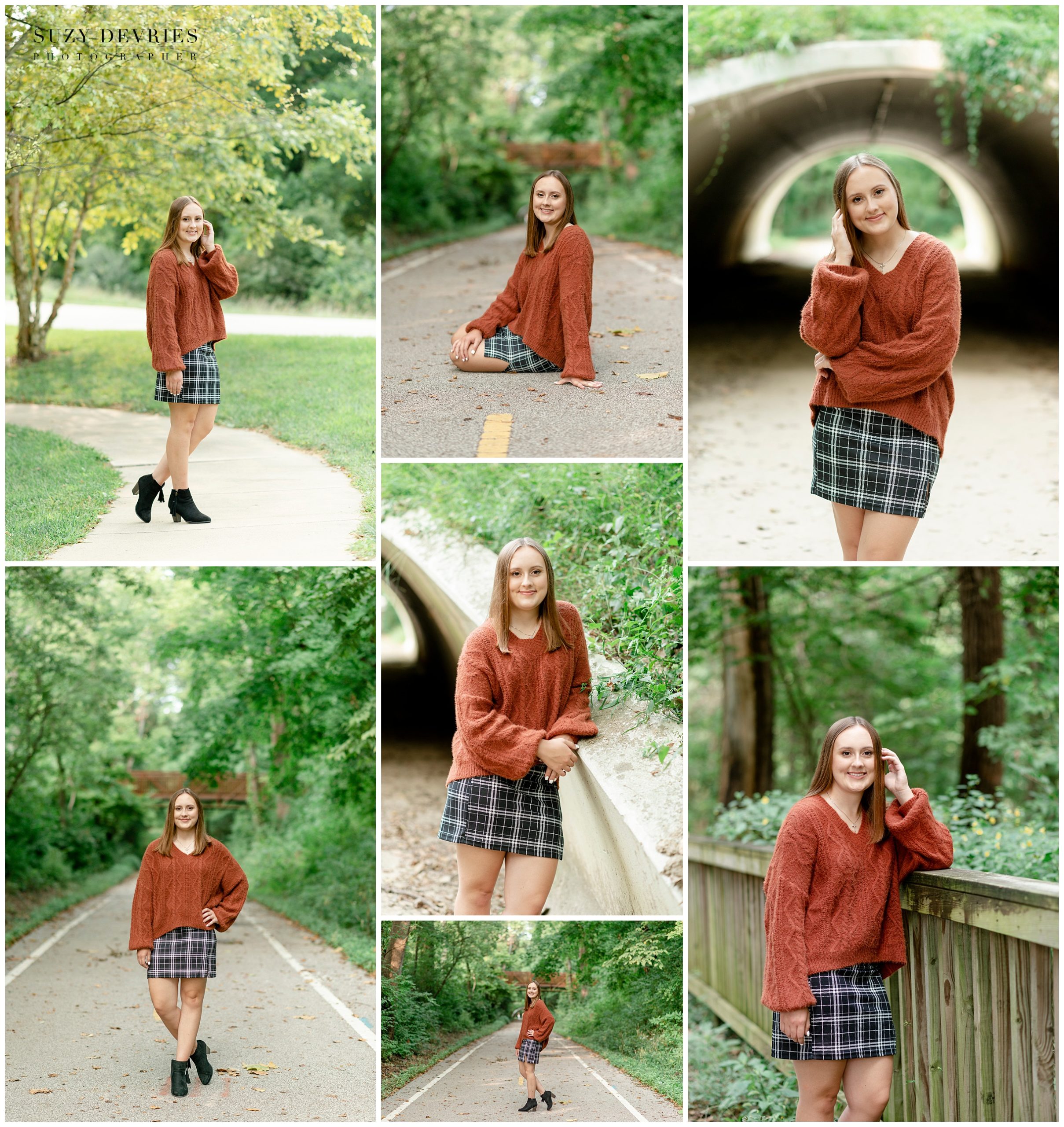 Fall high school girl senior photography