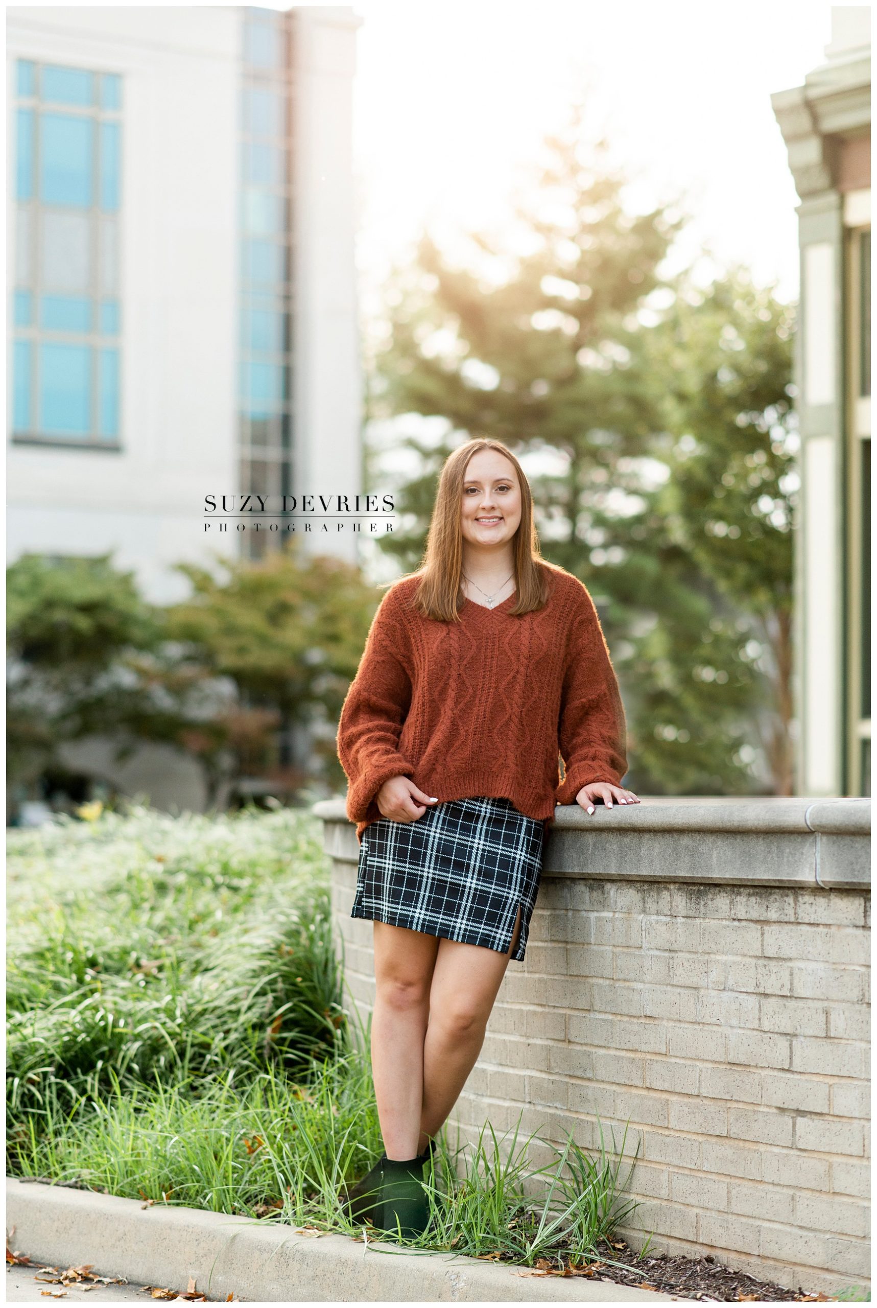 Fall high school girl senior photography