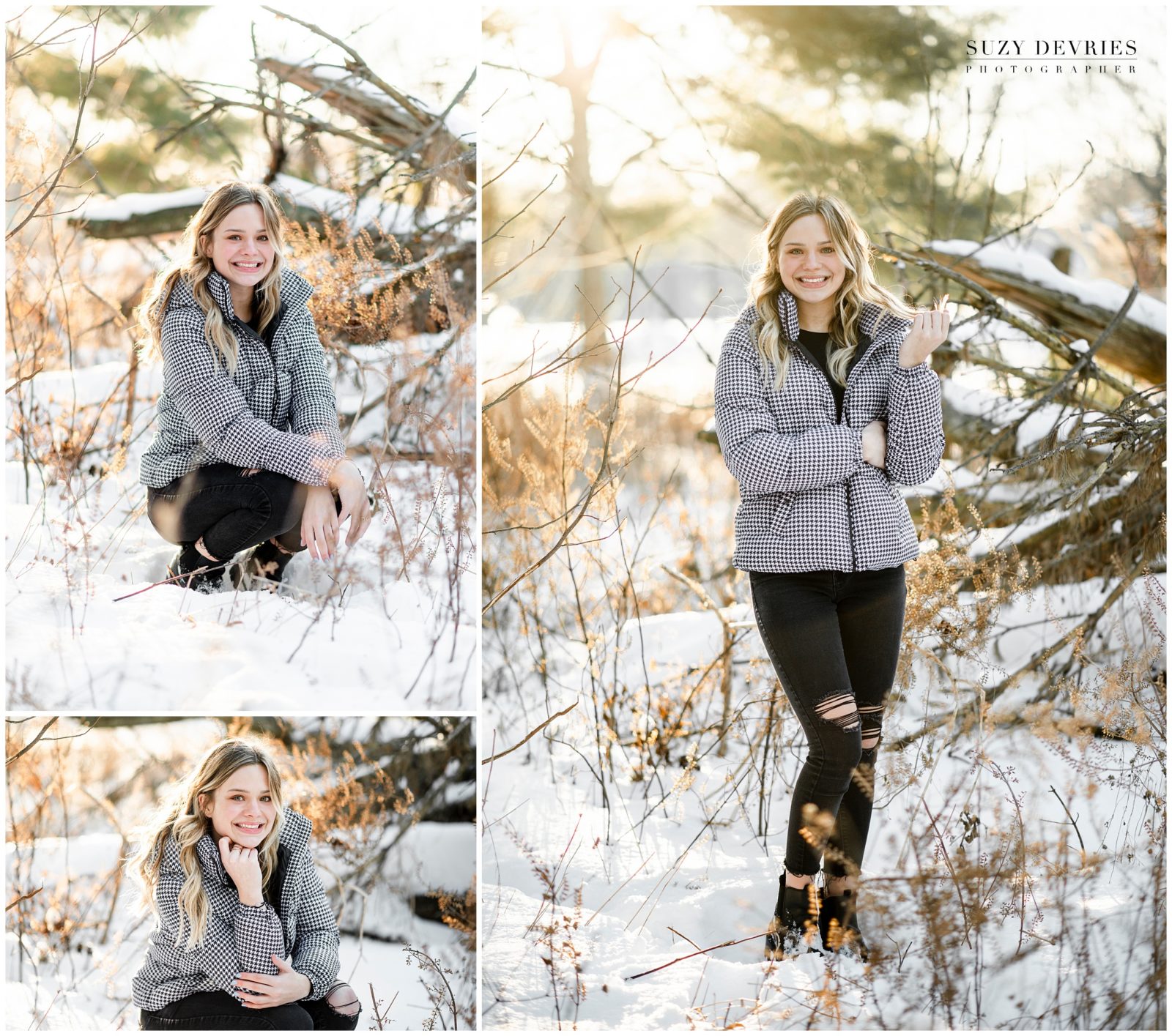 Snow Senior Photography | Edwardsville IL » suzydevriesphotography.com